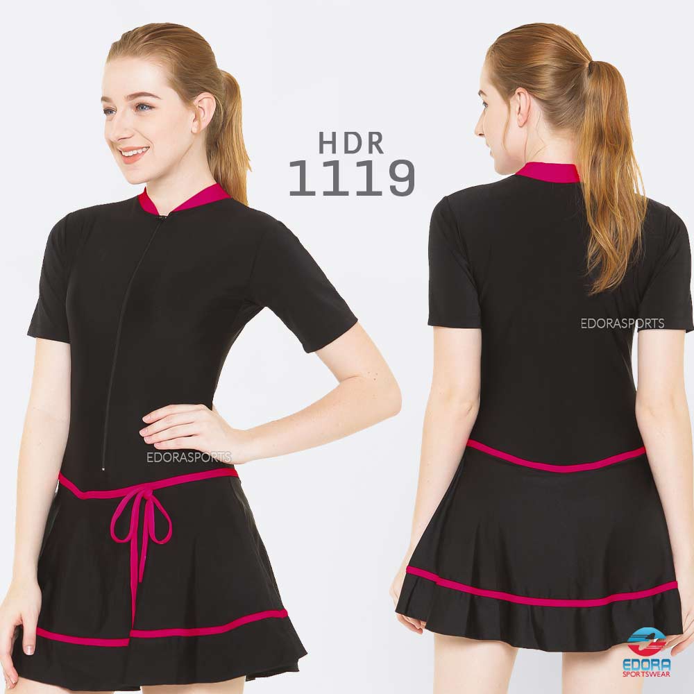 EDORA Baju Renang Wanita Semi Cover HDR Model SLIM FIT ORIGINAL