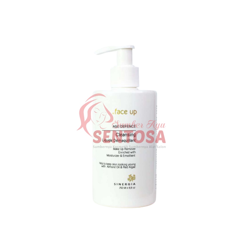 SINERGIA FACE UP AGE DEFENCE CLEANSING MAKE UP REMOVER 250ML