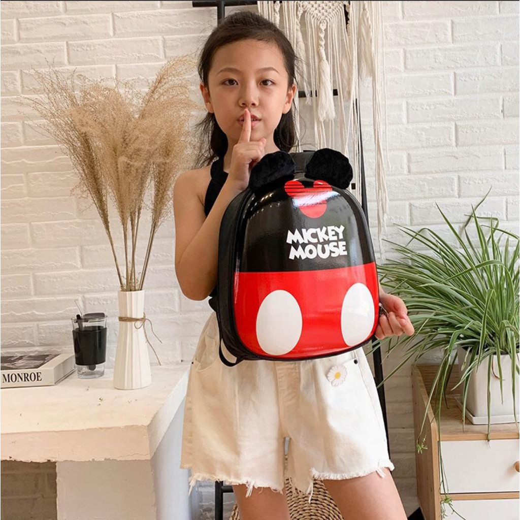 [Jualsemua18](RS01)Ransel Backpack Mickey yang lucu dan imut yang tampilan depan kokoh anti air