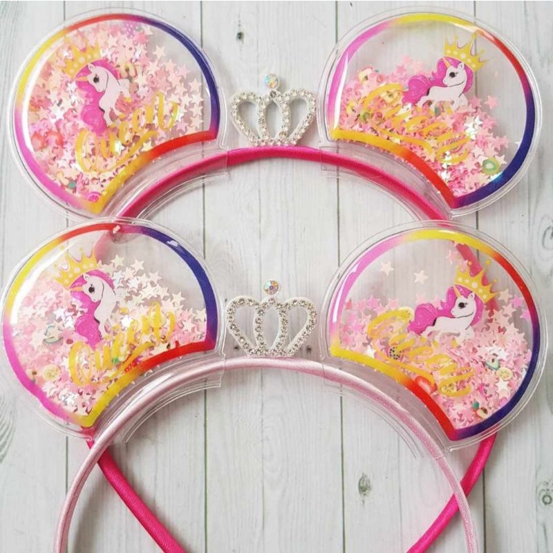 [ULTRATOYS] BANDO PRINCESS UNICORN BANDO KUPING TRANSPARANT