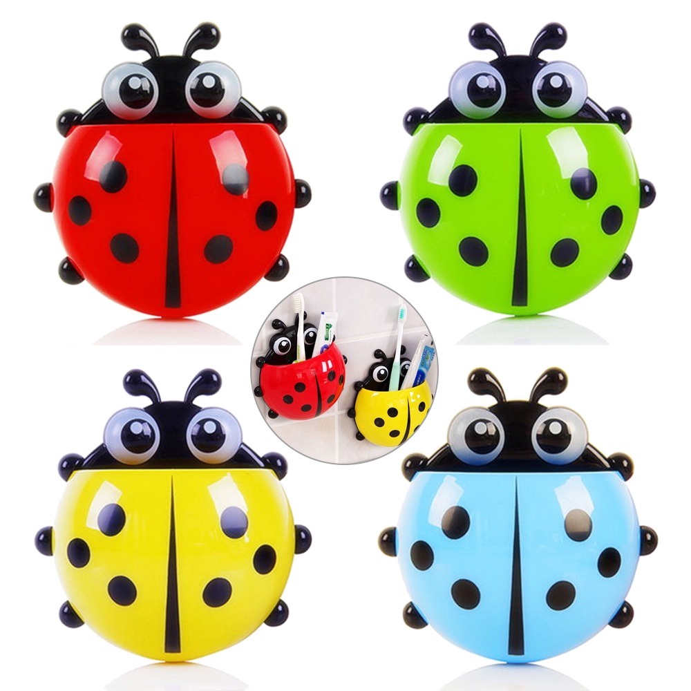 Rak Sikat Gigi / Tempat Sikat Gigi Kumbang / Holder Toothbrush Ladybug