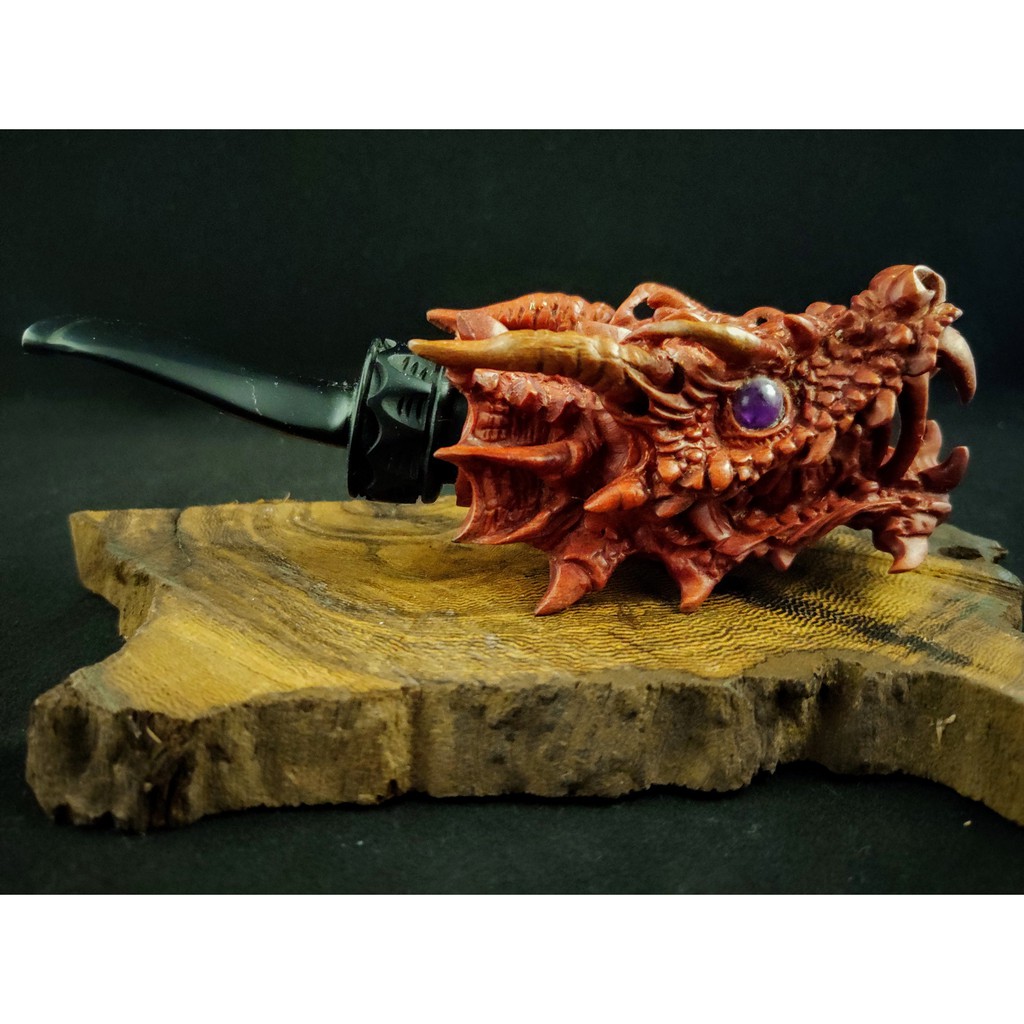 Pipa Ebonit Kayu Galih Nagasari Makam Sunan Gunung Jati Bahan Tua