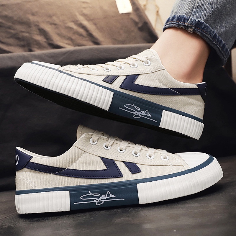 TBIG [COD] Sepatu Sneakers Pria CASUAL ON Sepatu Import Murah Pria Sekolah Kuliah Kerja
