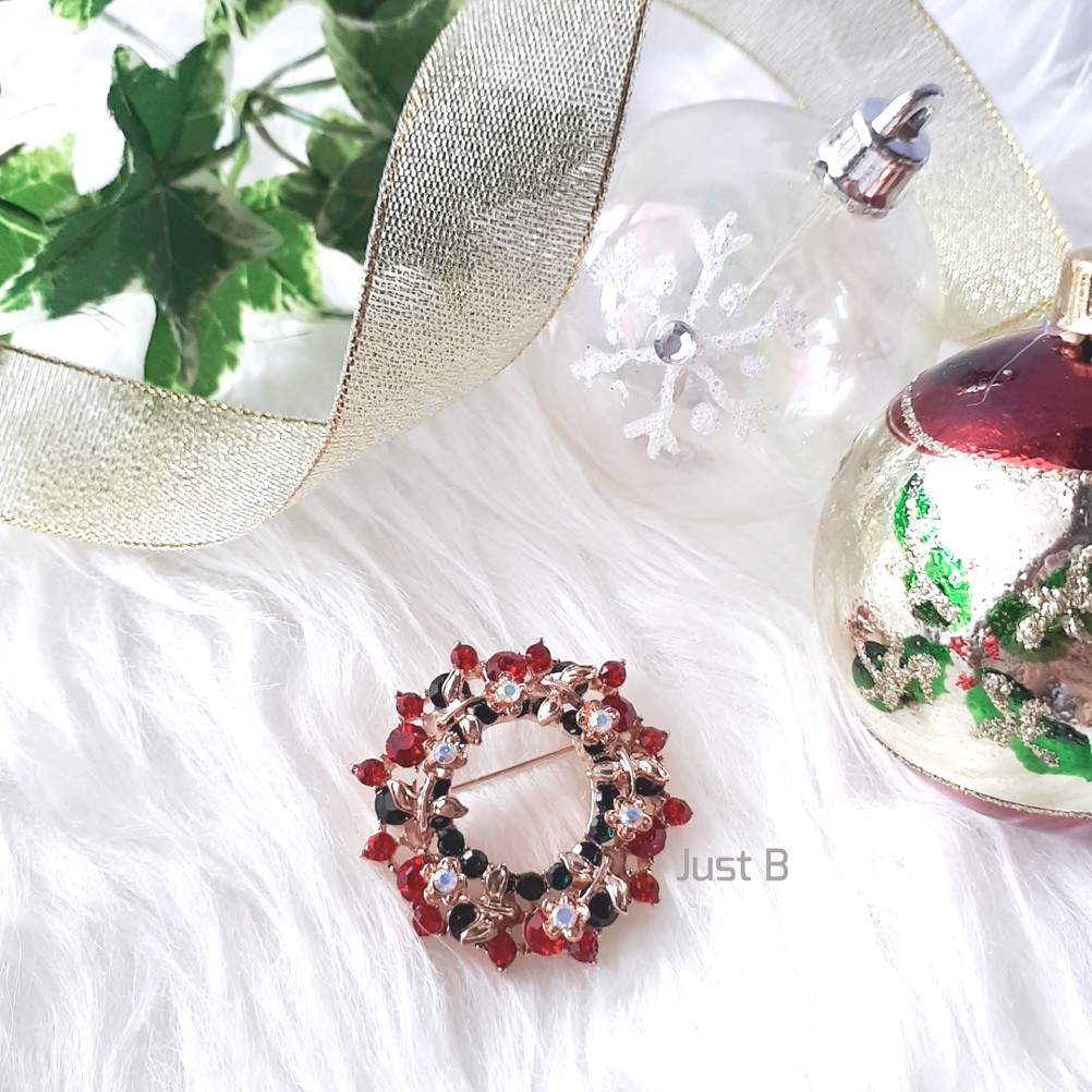[READY] Bros Natal Christmas Round Wreath Premium C020