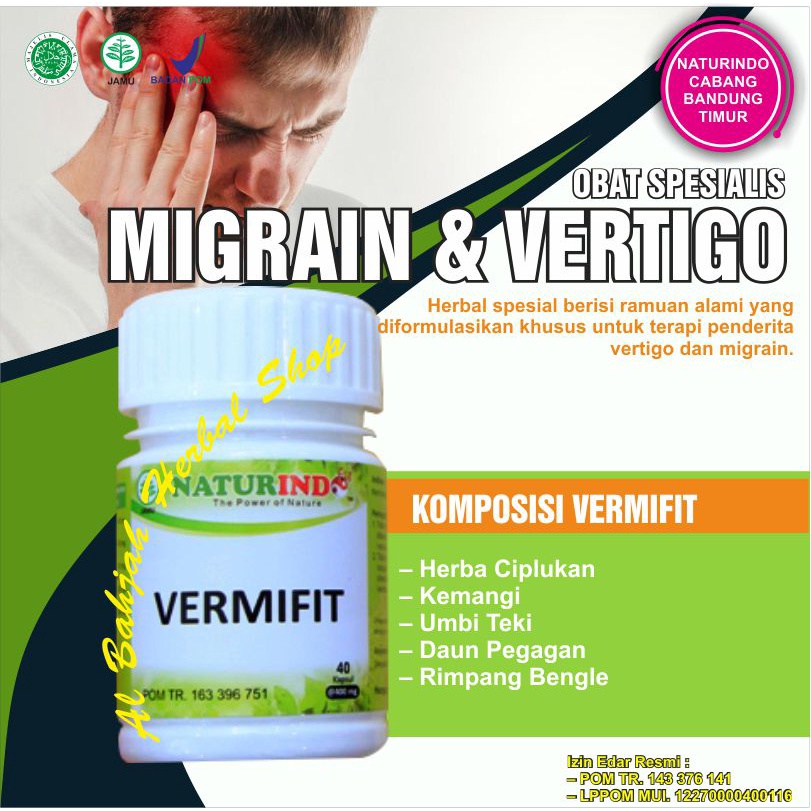 Obat ampuh sembuhkan sakit kepala migrain & vertigo