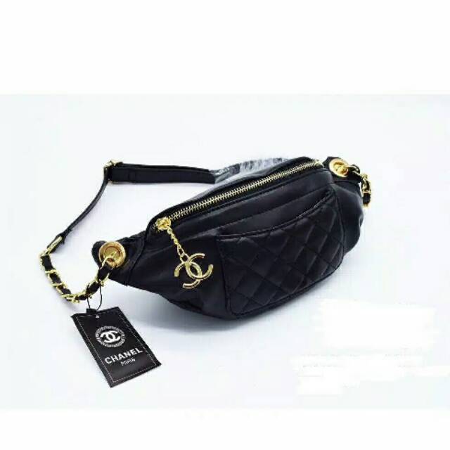 Fashion Wanita tas cewek tas wanita sling bag CHANEL WAIST BAG