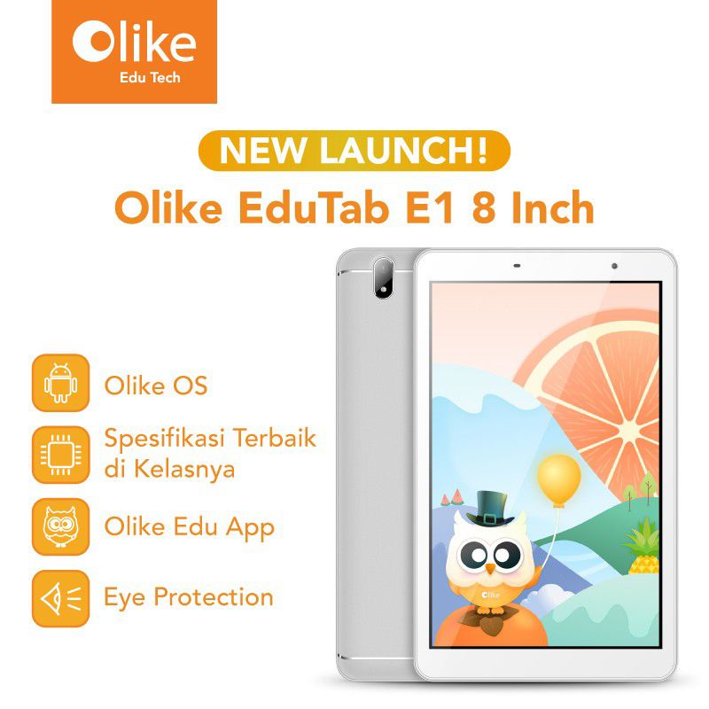 Olike EduTab E1 8 Inch - Garansi Resmi