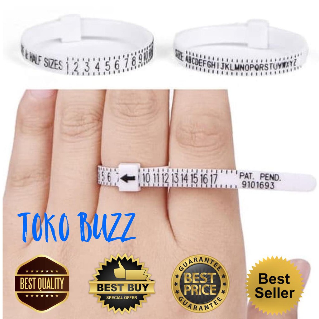 Pengukur Jari Cincin Pria Wanita Size USA / Ring Sizer Finger USA