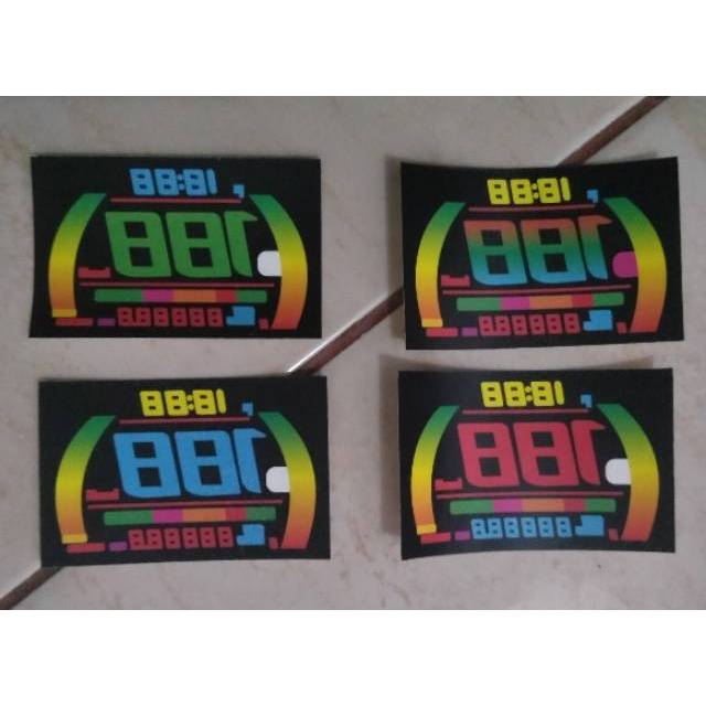 STIKER STICKER LCD SPEEDOMETER NMAX OLD