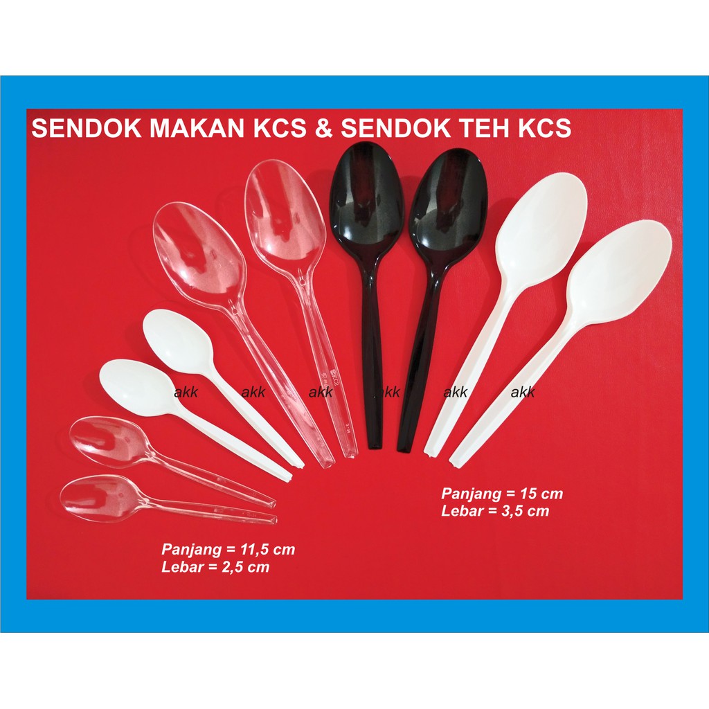 Sendok Teh Kcs / Sendok Jelly Isi 100 Pcs