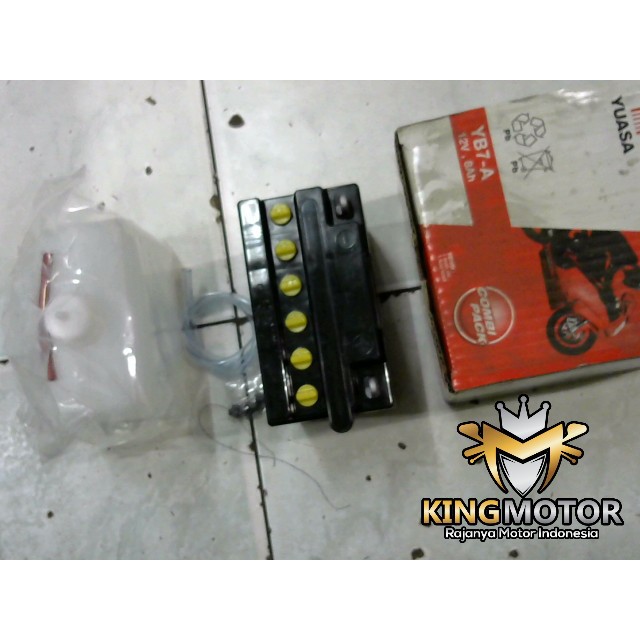 Aki Accu YB7A Kit Basah YUASA