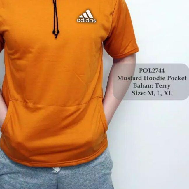KAOS KUPLUK HOODIE POLOS KATUN / Kaos polos hoodie pria wanita lengan pendek & lengan panjang / kaos