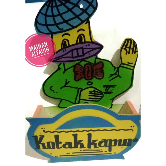 

Tempat Kapur Kotak Kapur dan Spidol Cantik Bahan Kayu