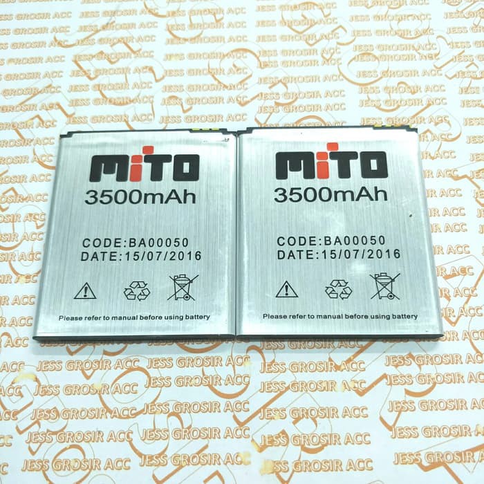 Baterai Battery Batre Double Power MITO A70 , BA-00050 , BA00050