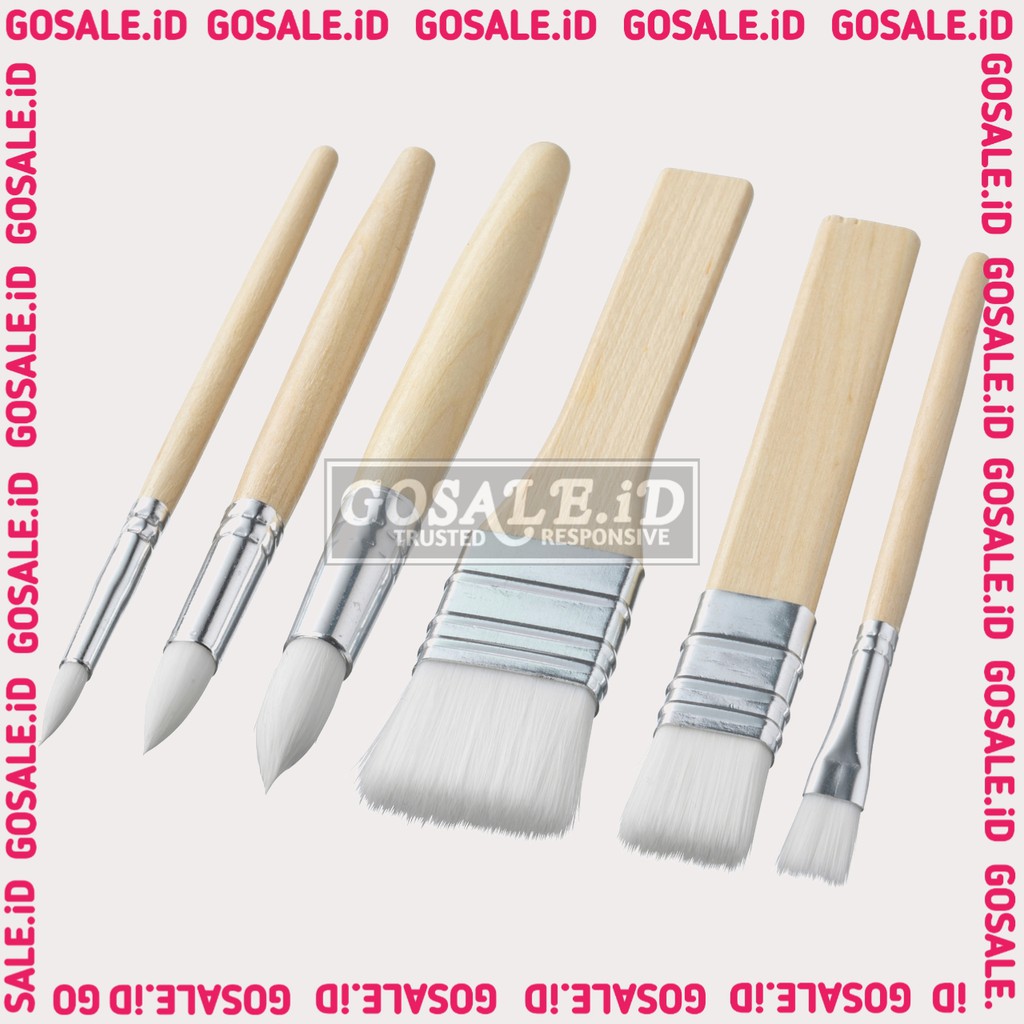 

KUAS LUKIS MLA BRUSH SET 6 PCS