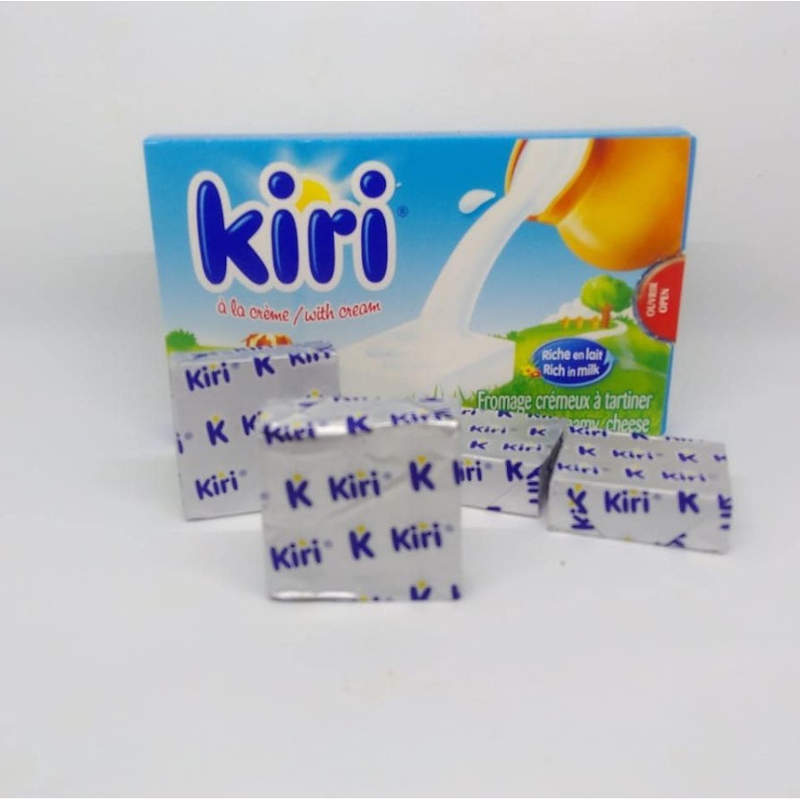 Keju Kiri Cream Cheese 108gr / Keju Kiri Mpasi bayi / Kiri Cheese