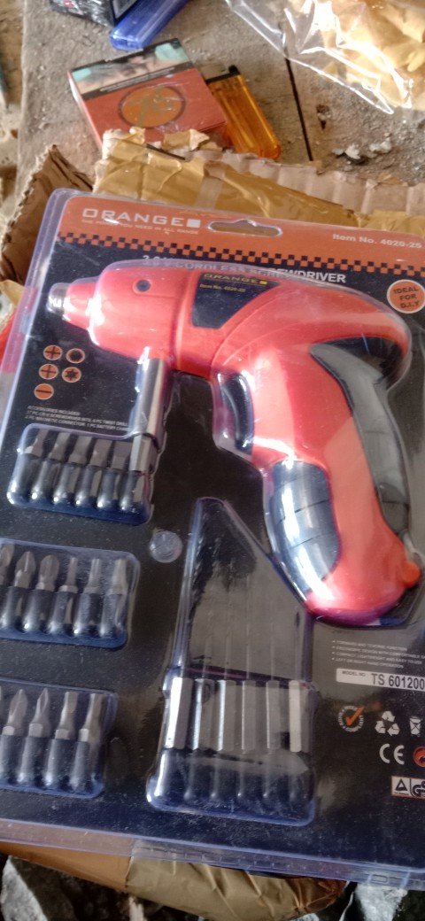 Bor Cas Cordleengss Drill Orange Model Ch Lengkap Mata Bor Obfis Bisa Bayar Di Rumah