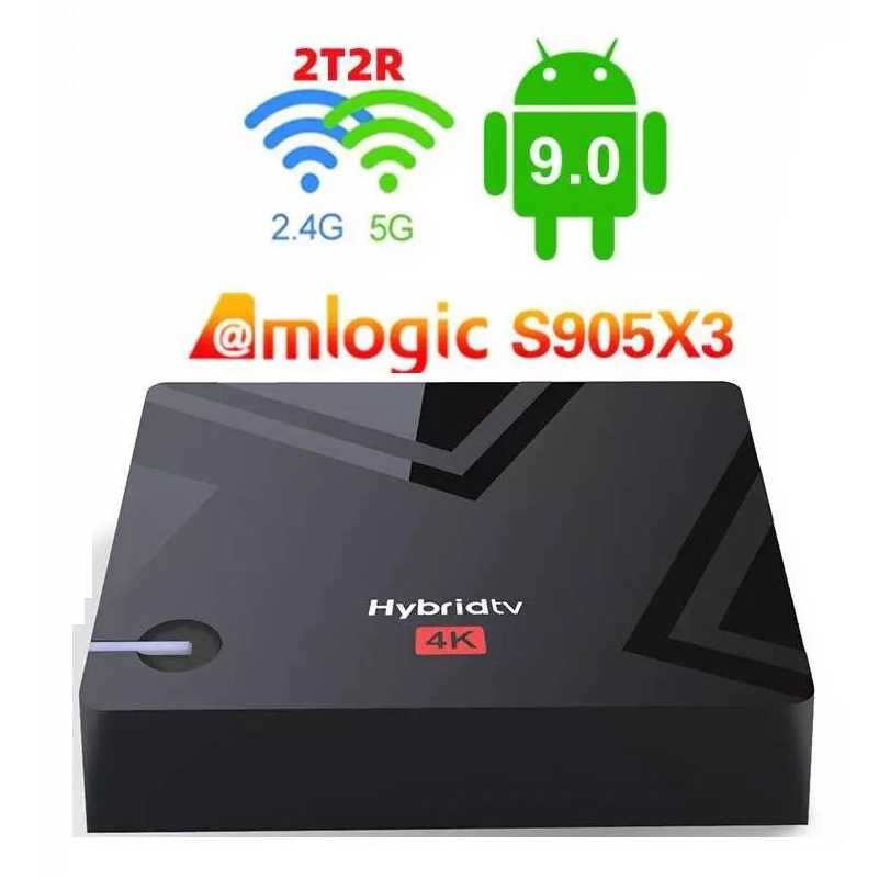 MECOOL Smart TV Box Receiver Android 9.0 4K Akses Siaran Digital dan Internet HDR DVB-T2 2GB 16GB