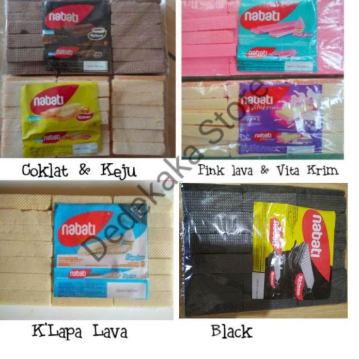 

✪COD✪ WAFER NABATI / SNACK KILOAN / WAFER NABATI KEJU,COKLAT,PINK LAVA,VITA KRIM,K'LAPA LAVA,BLACK 2