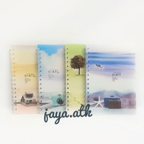 NOTEBOOK BUKU RING BUKU TULIS CATATAN BUKU DIARY NOTES A5 RING NOTEBOOK A5 MOTIF LUCU BAGUS