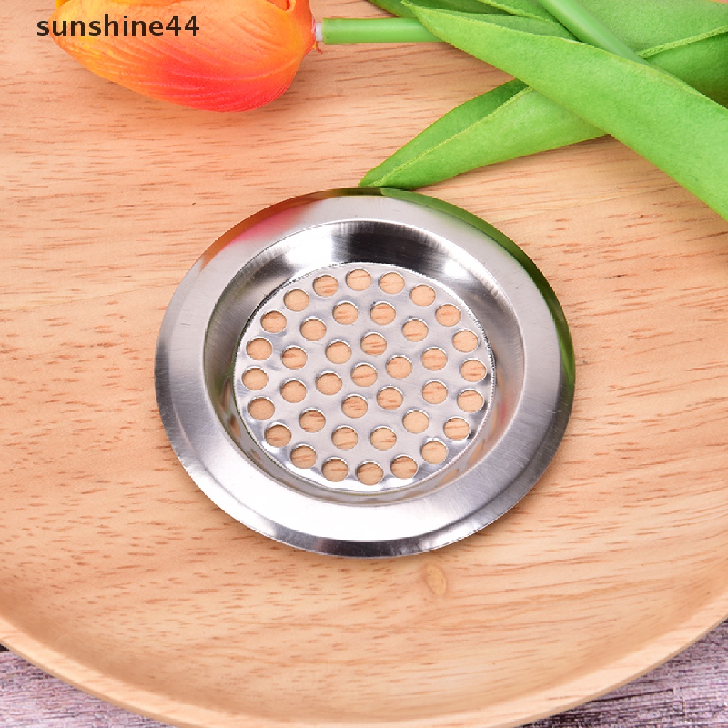 Sunshine Saringan Saluran Air Wastafel Dapur / Kamar Mandi Bahan Stainless Steel