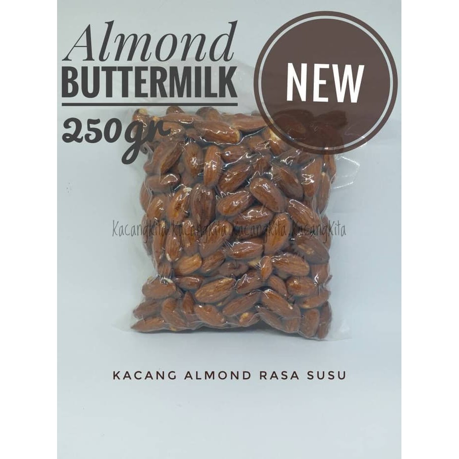 

Almond ButterMilk / Kacang Almond rasa Susu tanpa cangkang 250gr