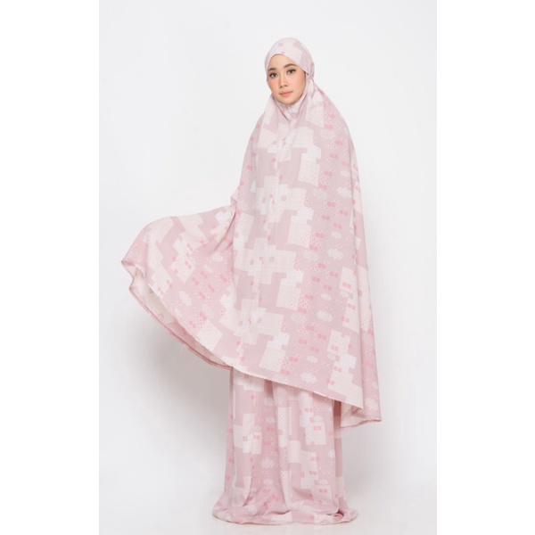 ZM Zaskia Mecca - Dhuha Blush Mukena - Edisi Toraja Murah