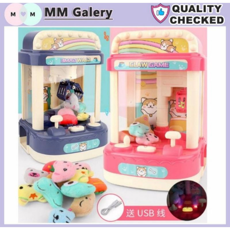 Mainan Anak Mesin Capitan Boneka Mini Claw Machine