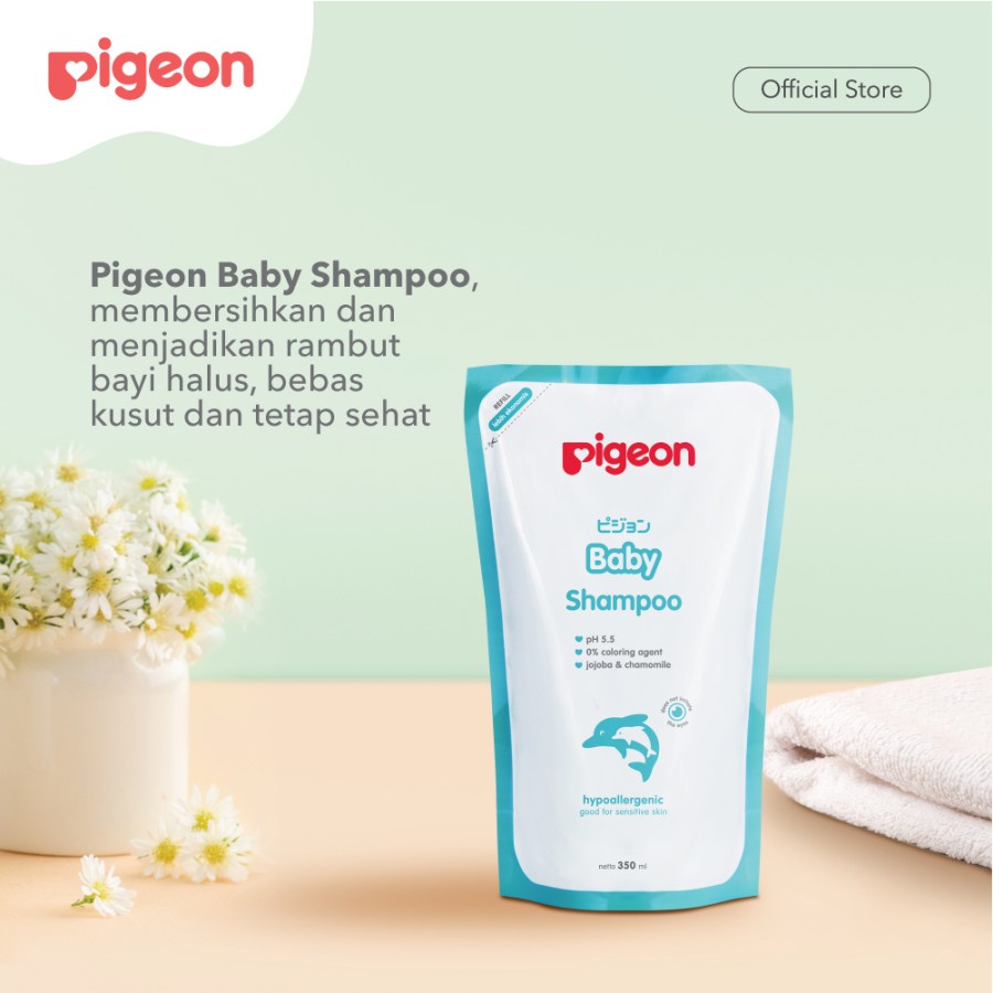 Pigeon Baby Shampoo Chamomile 350Ml Refill