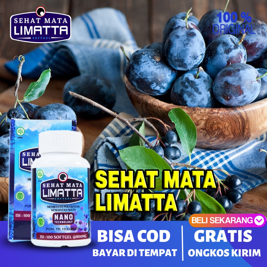 [100% ASLI] - [BISA COD] SEHAT MATA LIMATTA ORIGINAL - BERLEGALITAS BPORI & HALAL MUI