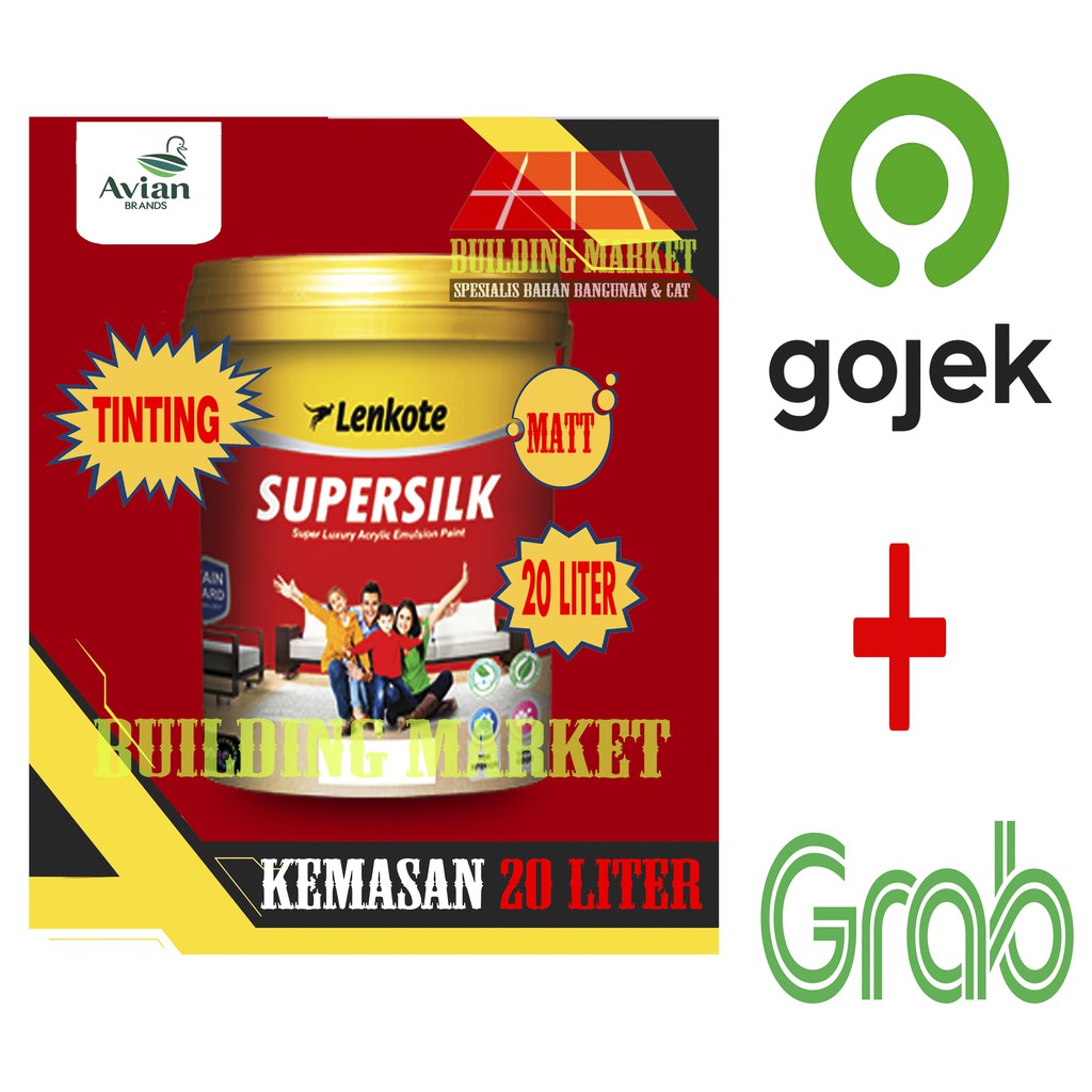 CAT TEMBOK TINTING LENKOTE SUPERSILK INTERIOR 20 LITER