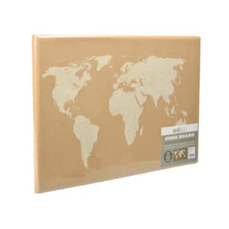 

Papan Cork Board Peta Dunia 40x60x2 cm