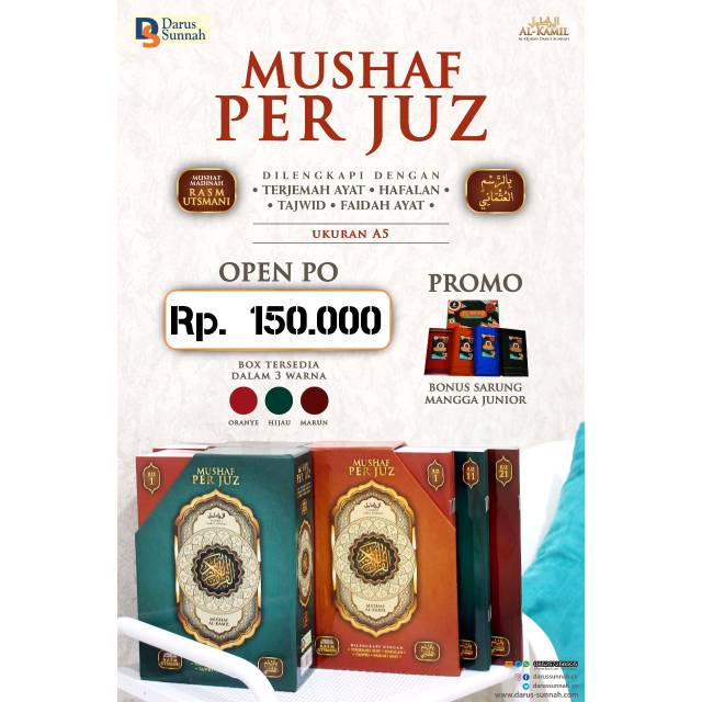 Mushaf Per Juz Al-Kamil