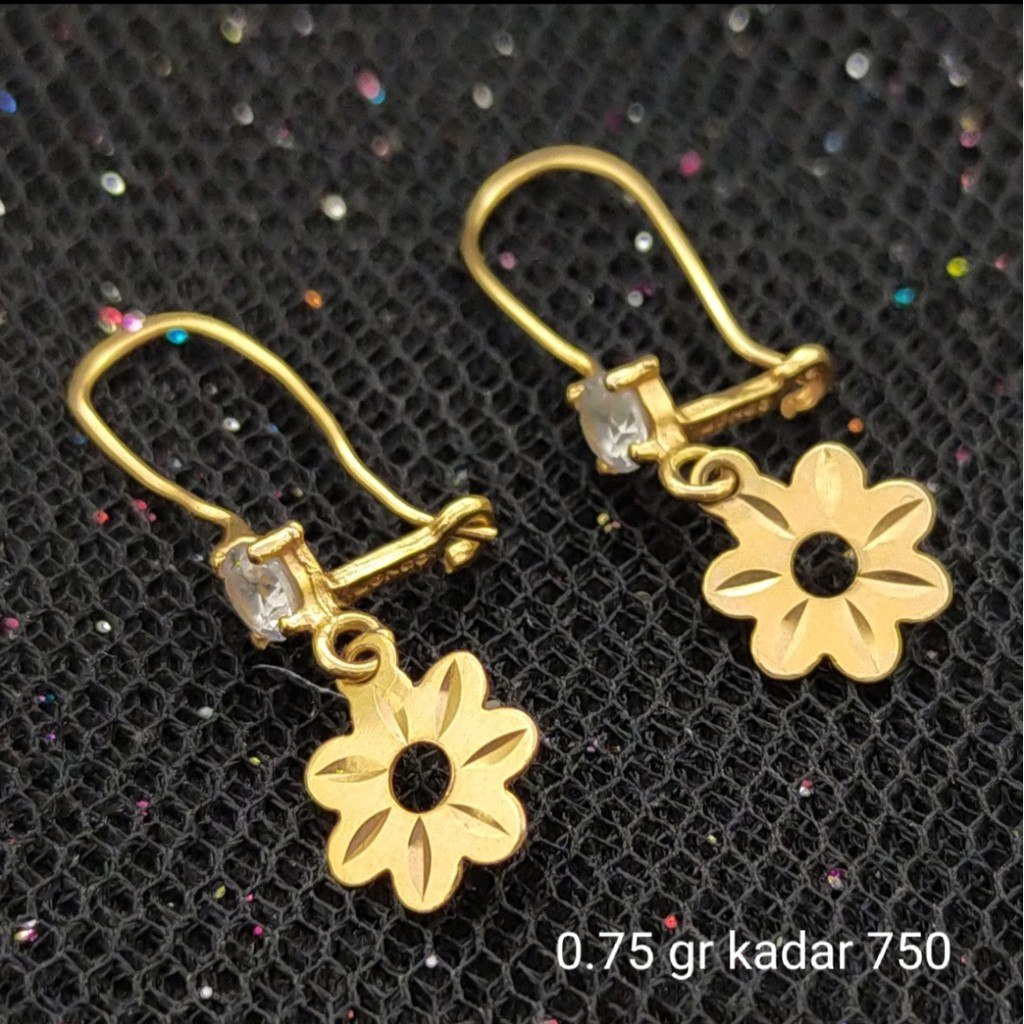 New Anting Emas 17 K - 0.75 gr Kadar 750 - 2979