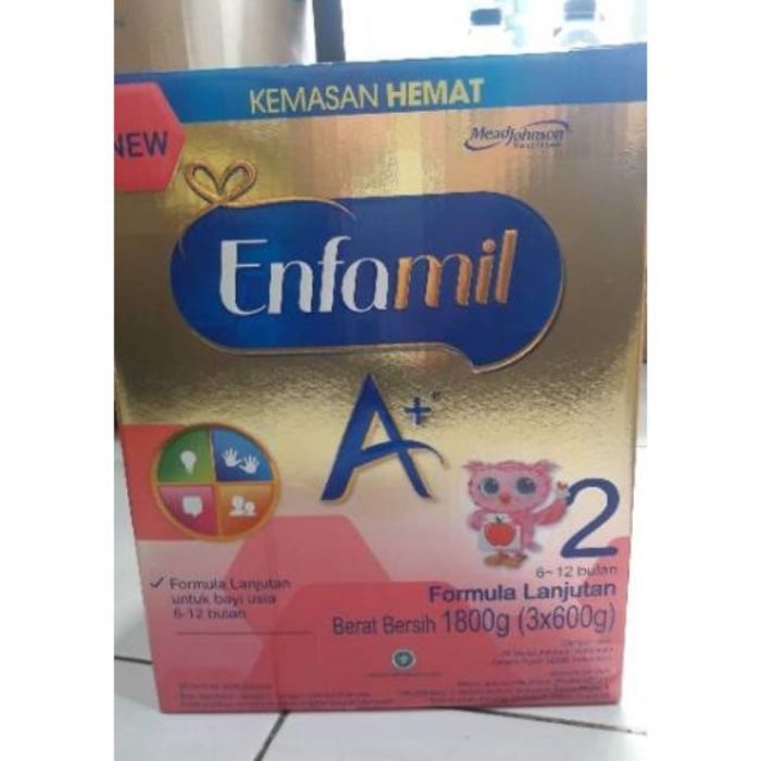 

Enfamil A+ tahap 2 1800gr