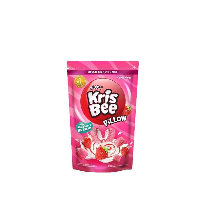 Krisbee Pillow Strawberry Ice Cream 100 gr x2 - Gambar 2