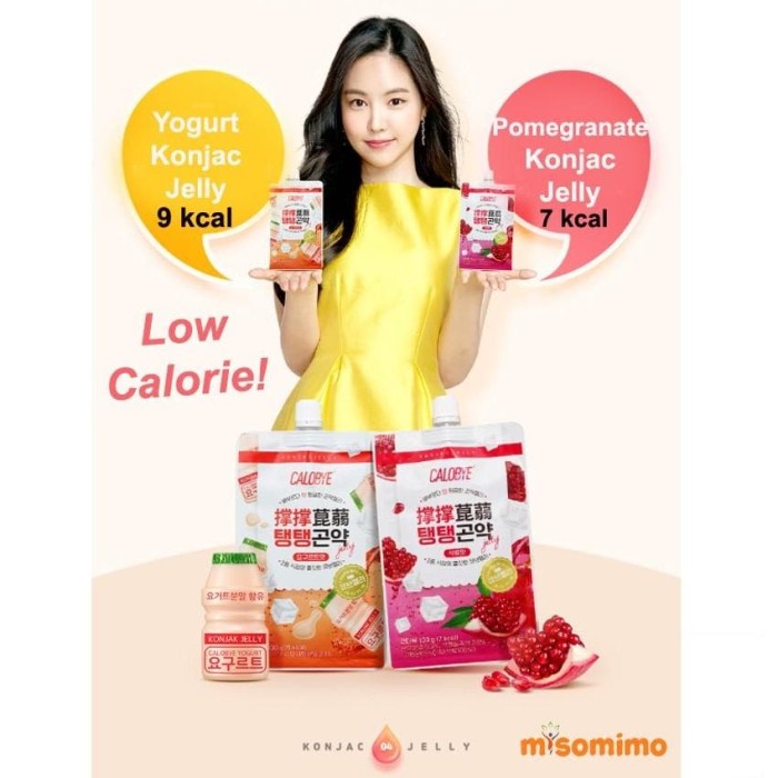 KOREA CALOBYE TAENG TAENG KONJAC JELLY 2 PCS LOW CALORIE + GRATIS