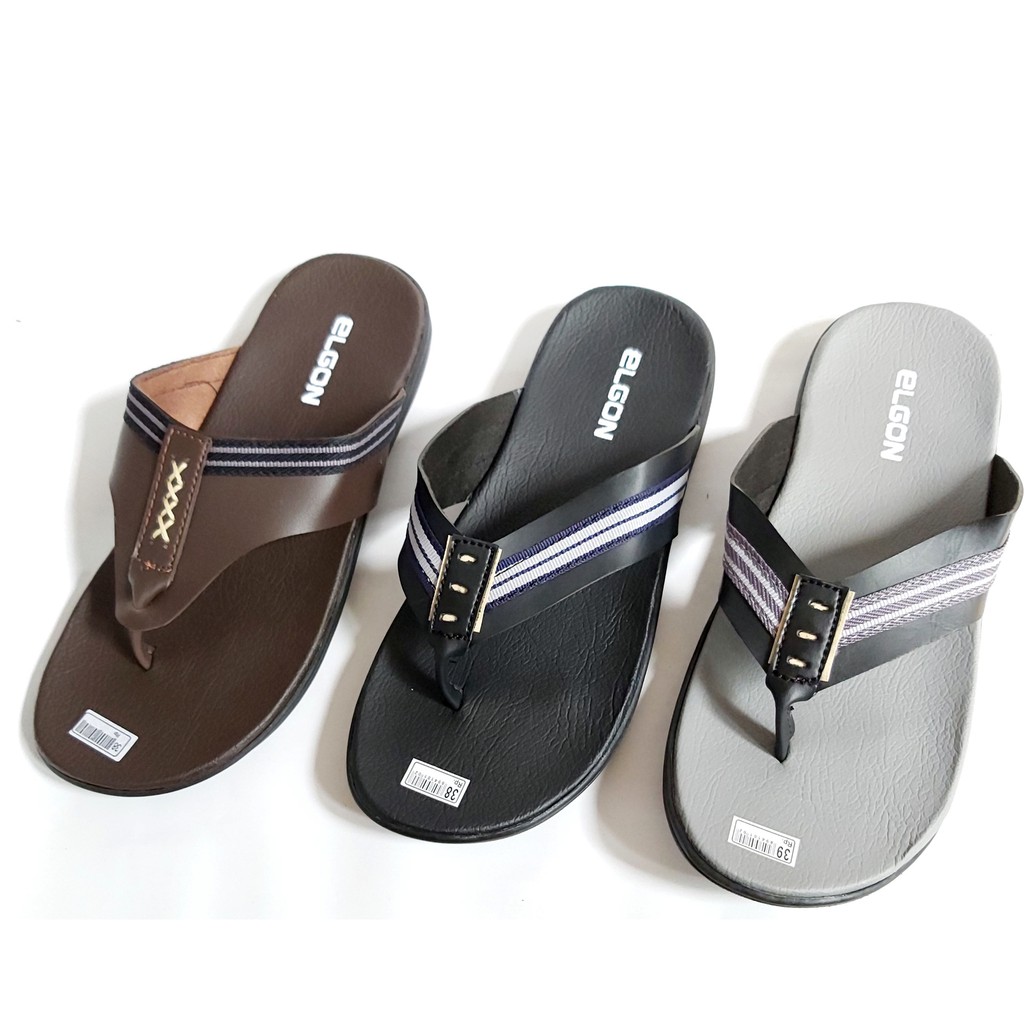 Bayar Ditempat Sandal  kulit jepit  Pria  keren  terbaru dan 