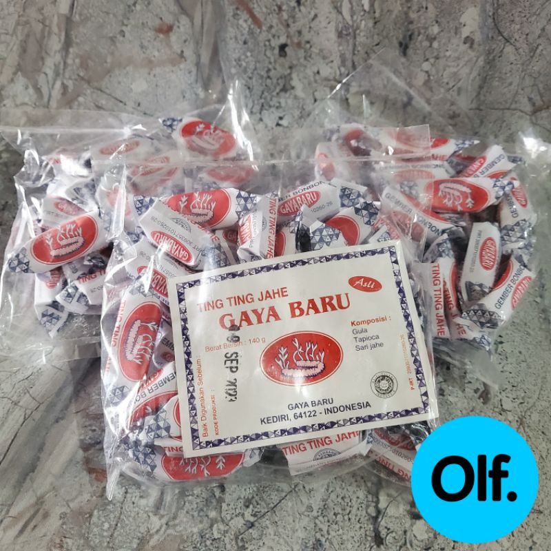 

ENAK Ting ting jahe Gaya Baru 140gr