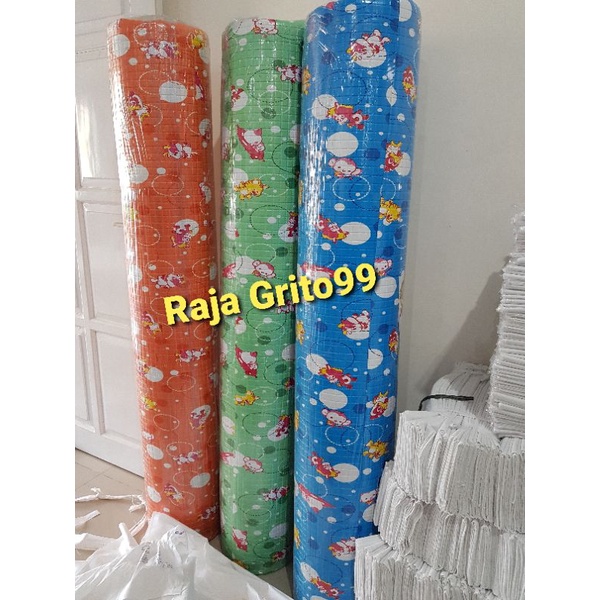 Perlak Bayi Meteran lebar 137cm ( Panjang tiap 1 Pcs 50cm ) / Kain Perlak Bayi motif Random PVC Sponge BabySheet