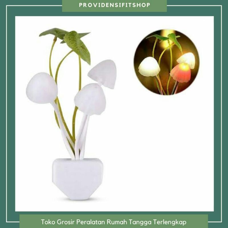 Lampu Tidur Jamur Avatar Mushroom sensor cahaya LED night Lamp