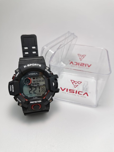 Jam Tangan Asli VISICA 660 Tali Rubber Dewasa