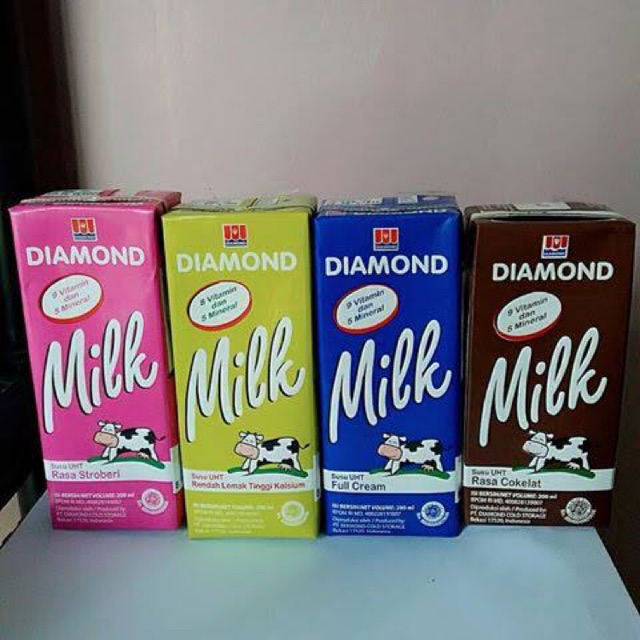 

1 karton Susu diamond UHT Milk 200ml (24pcs)