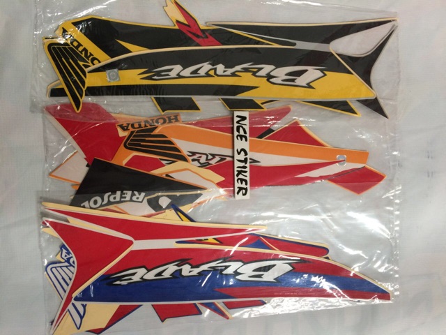 STIKER SRRIPING HONDA BLADE 2009