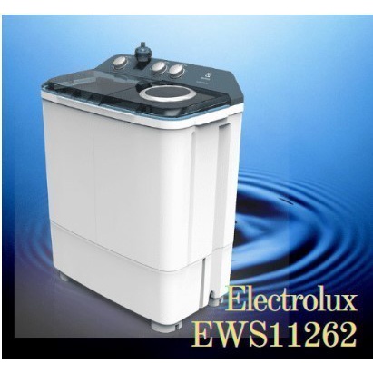 MESIN CUCI ELECTROLUX EWS11262 MESIN CUCI 2 TABUNG 10KG