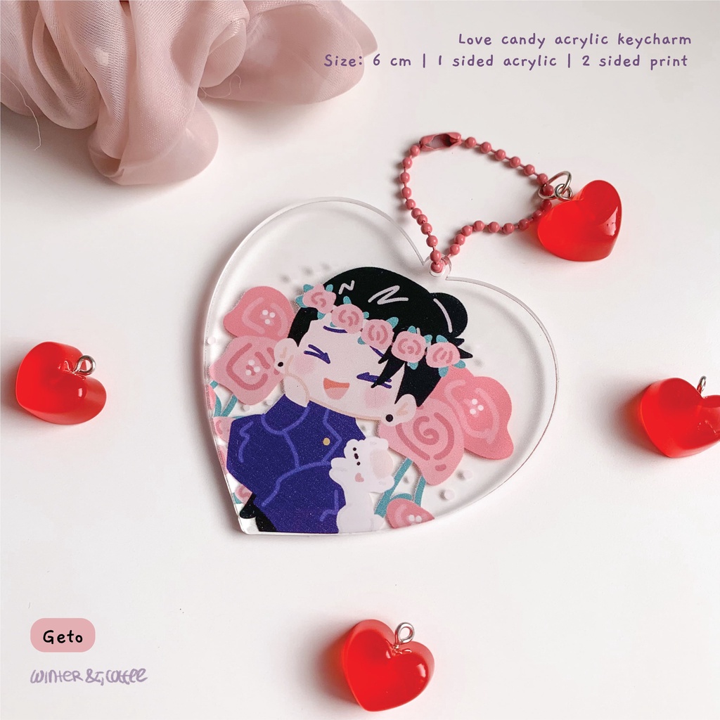 JUJUTSU KAISEN LOVE CANDY KEYCHARM - Spring Collection