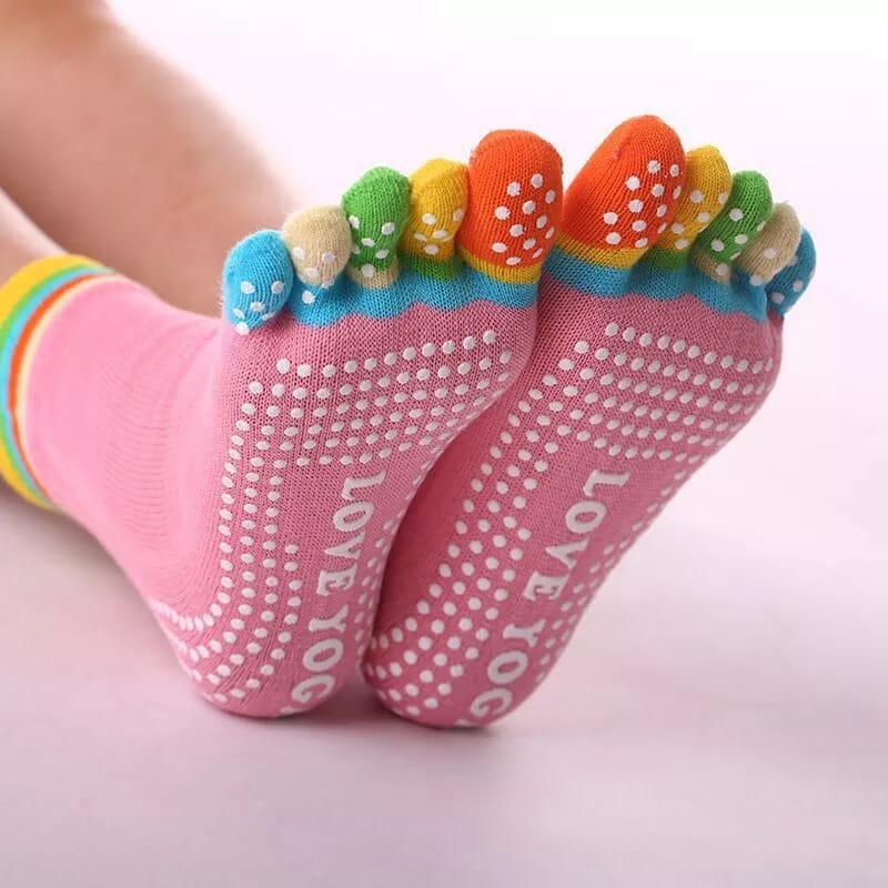 Kaos Kaki Yoga Dewasa Anti Slip Yoga Socks