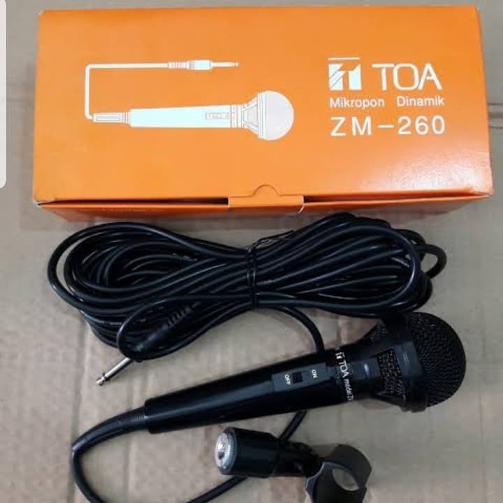 MIC TOA ZM260, MIC TOA KABEL LANGSUNG ZM260