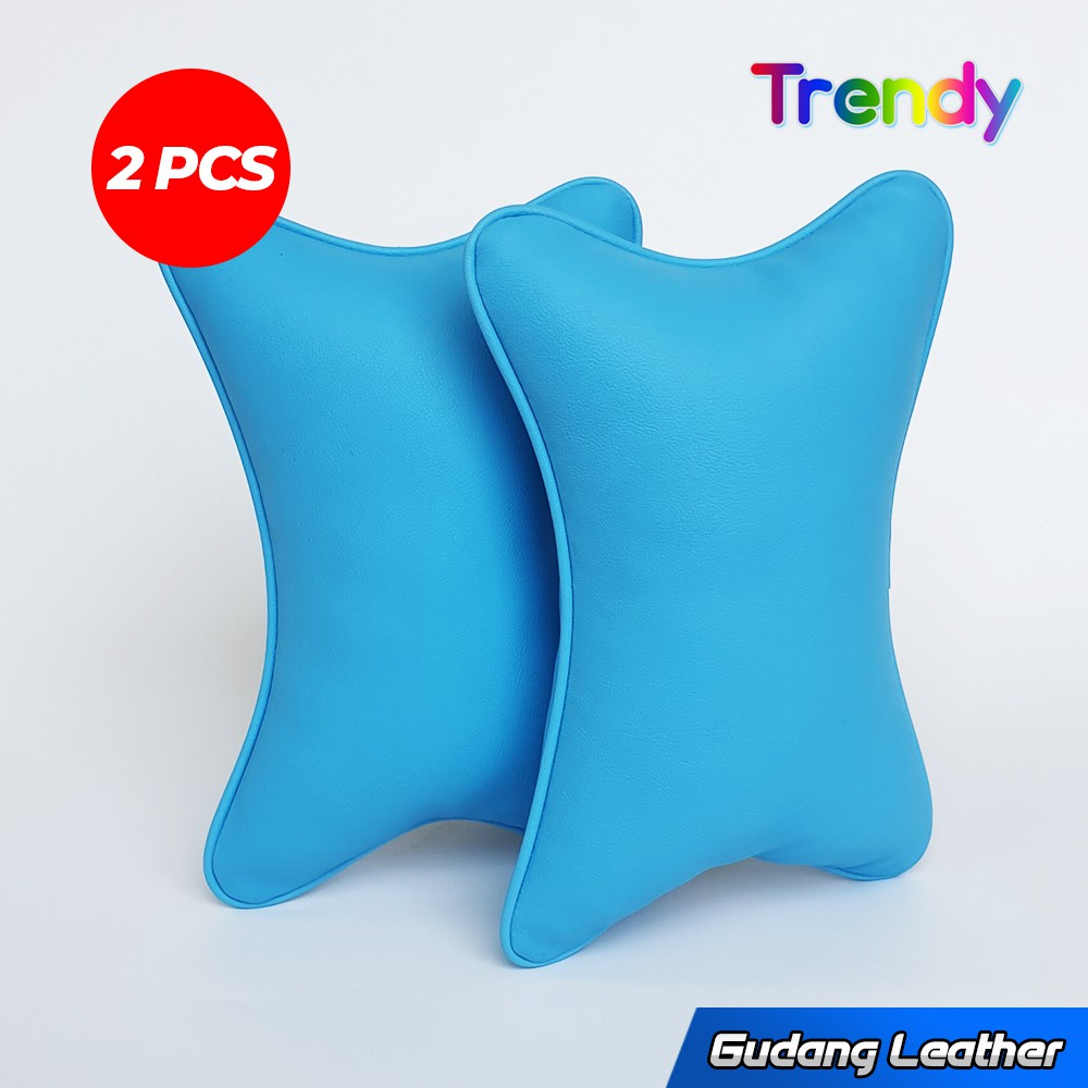 Bantal Mobil Kulit Anti Baper - Tosca