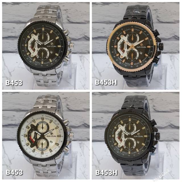 Jam tangan pria ripcurl rantai crono